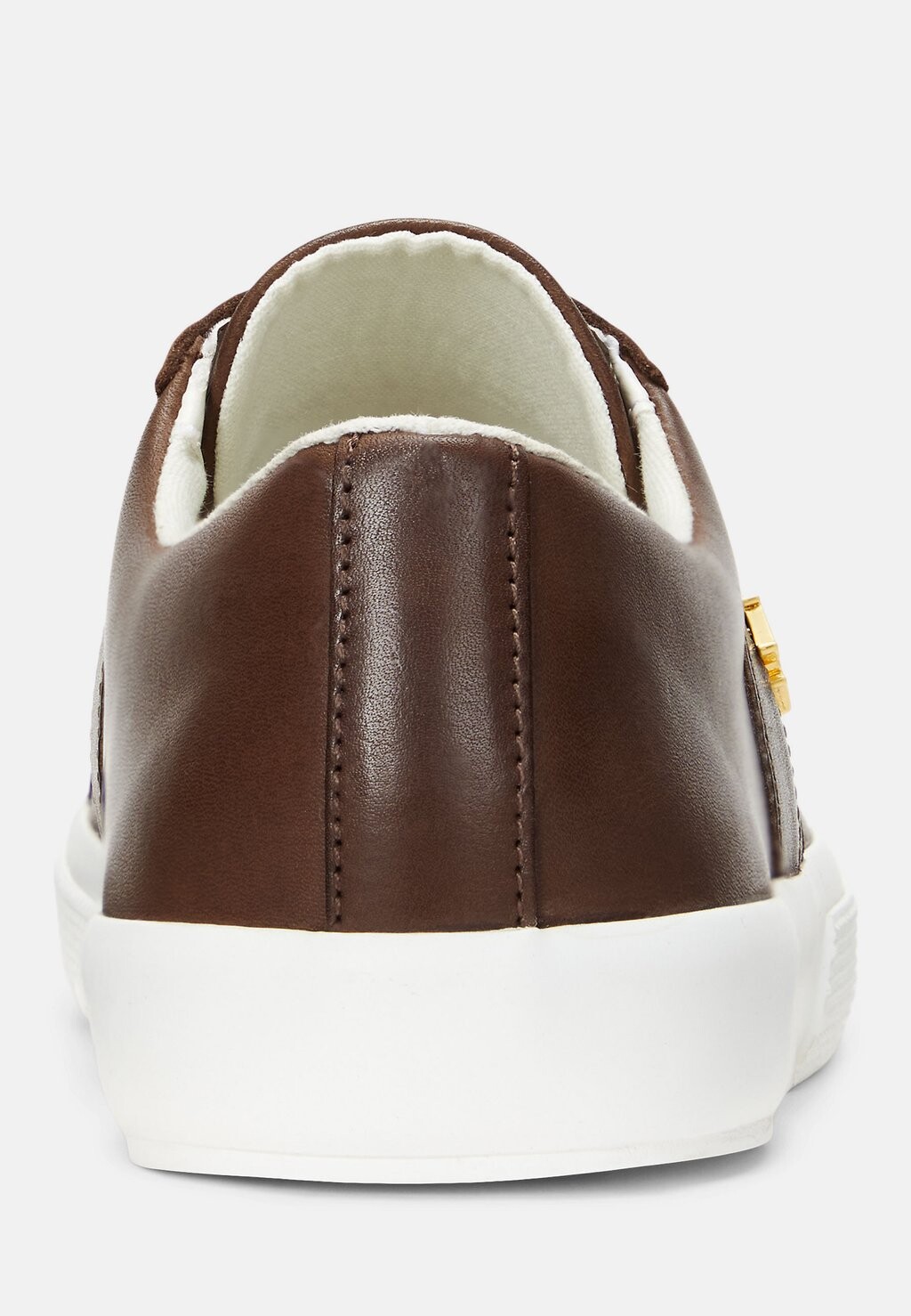 

Кроссовки JANSON II BURNISHED LEATHER TRAINER Lauren Ralph Lauren, коричневый