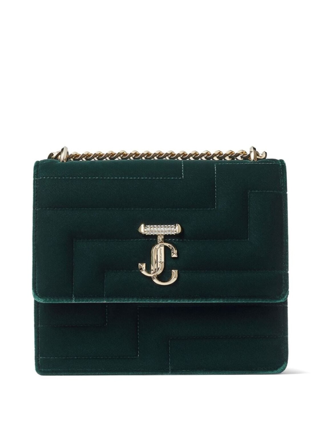 

Сумка на плечо Jimmy Choo Avenue Quad, зеленый