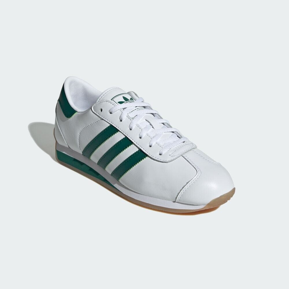Кроссовки Adidas COUNTRY II, цвет White/College Green/White — фото 4