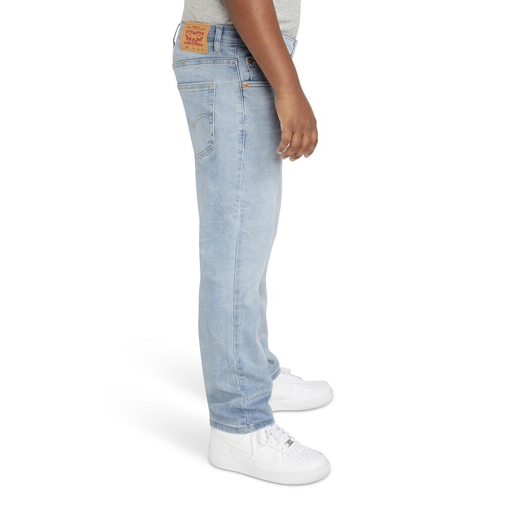 Джинсы с зауженным кроем Levi's 502 Strong Performance для мальчиков 4–20 лет, цвет Sharkley — фото 3