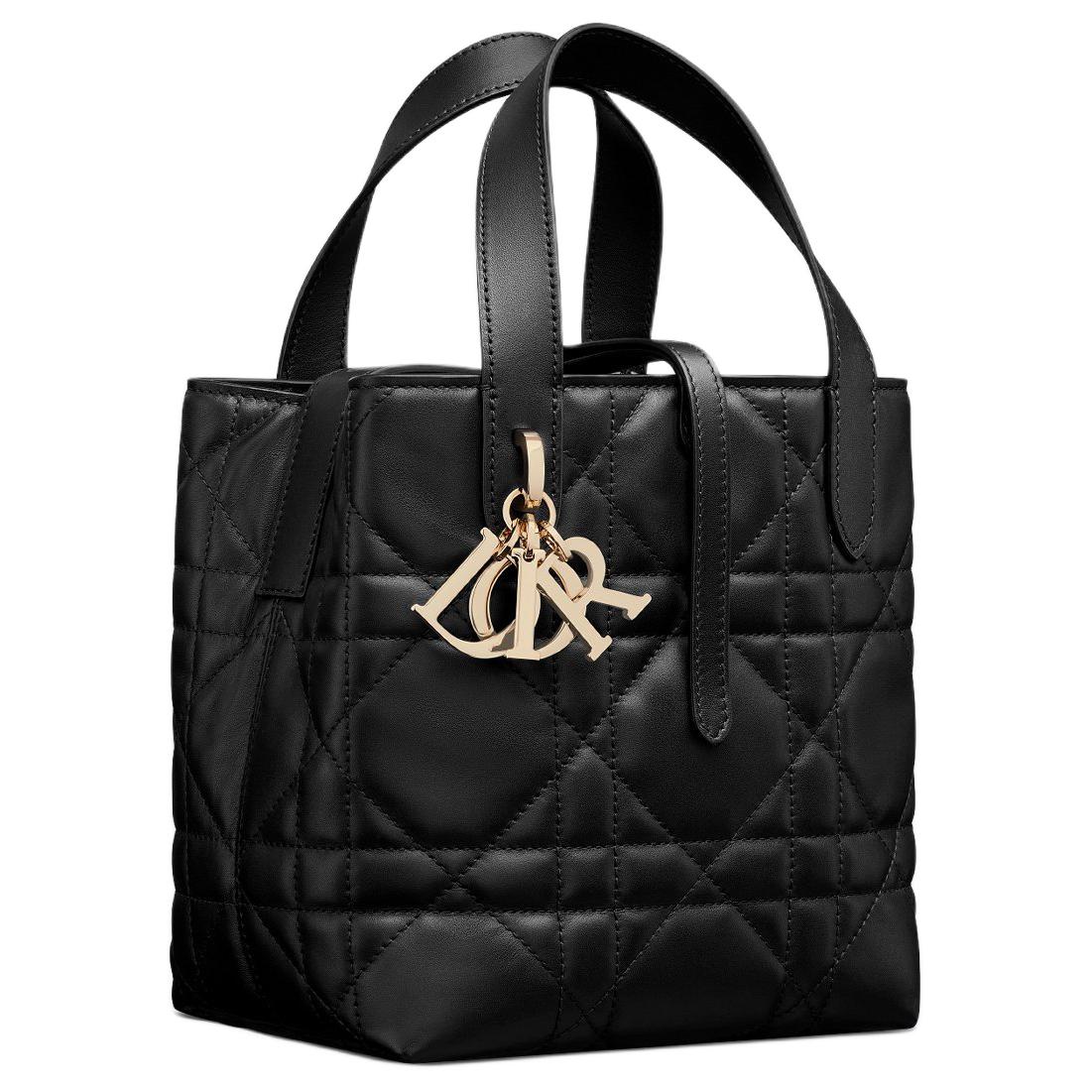 

DIOR Сумка из натуральной кожи коровы Плетёная сумка Сумка через плечо Сумка кроссбоди Женская чёрная сумка