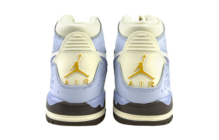 Кроссовки JORDAN Legacy 312 Vintage Basketball Shoes Women's High-Top Blue Purple — фото 4