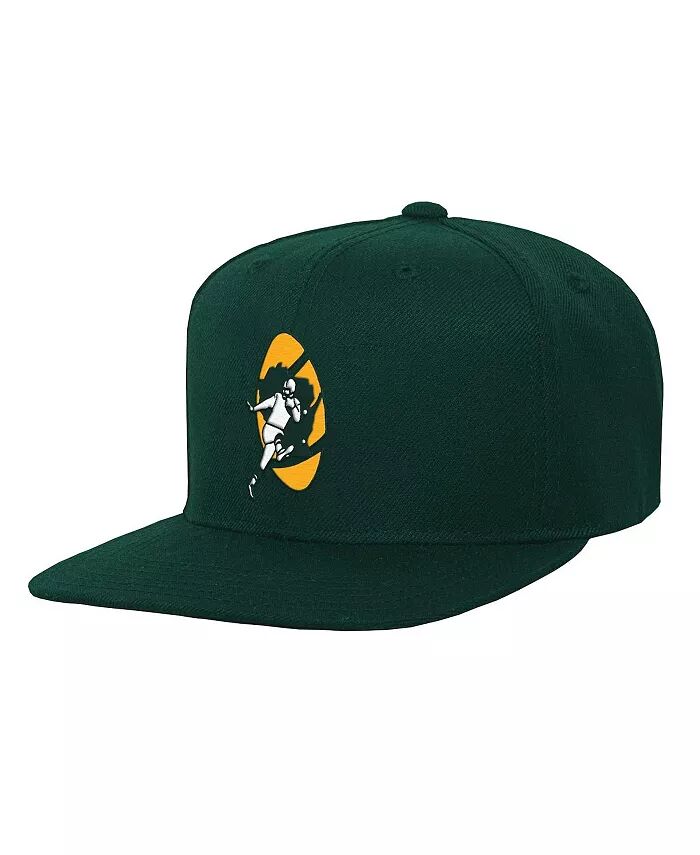 

Кепка Snapback для больших мальчиков и девочек Green Bay Packers Gridiron Classics Ground Mitchell & Ness