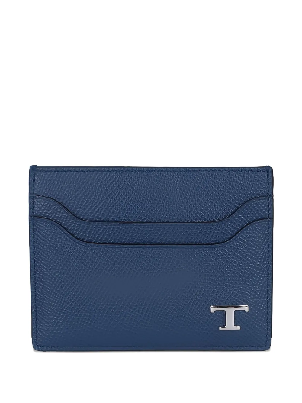 

Кардхолдер из кожи с металлическим логотипом Tod'S, синий