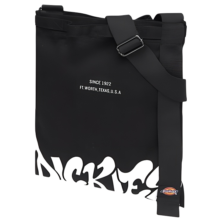 

Полиэстеровая сумка через плечо, кроссбоди унисекс черная Dickies