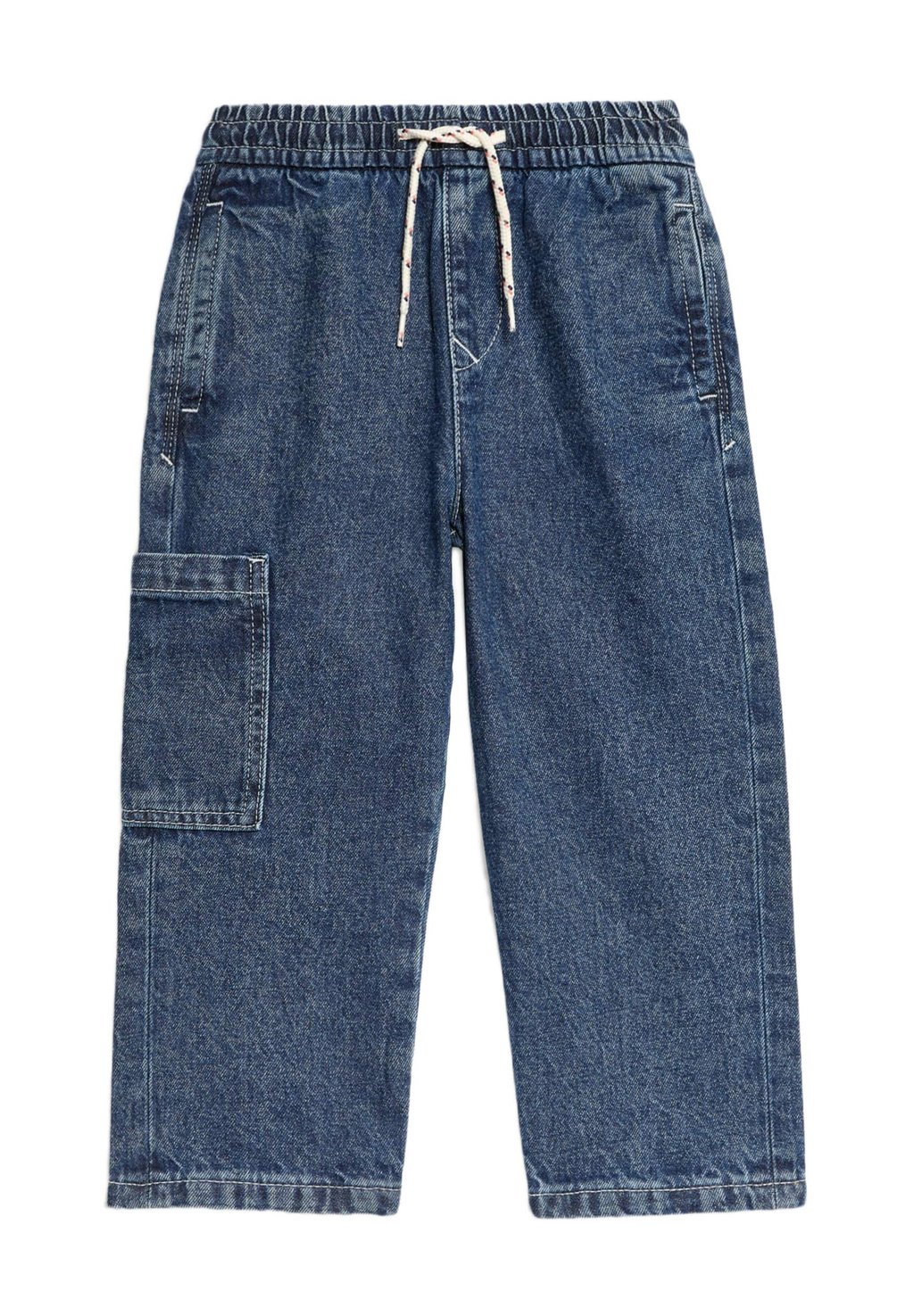 

Джинсы ELASTICATED WAIST SIDE POCKET Marks & Spencer, синий
