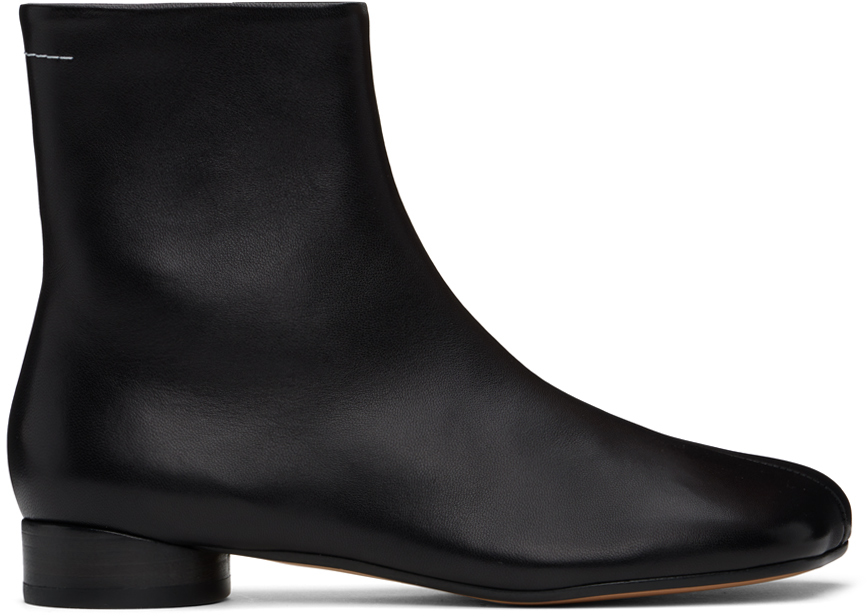 Анатомические ботильоны MM6 Maison Margiela, черный