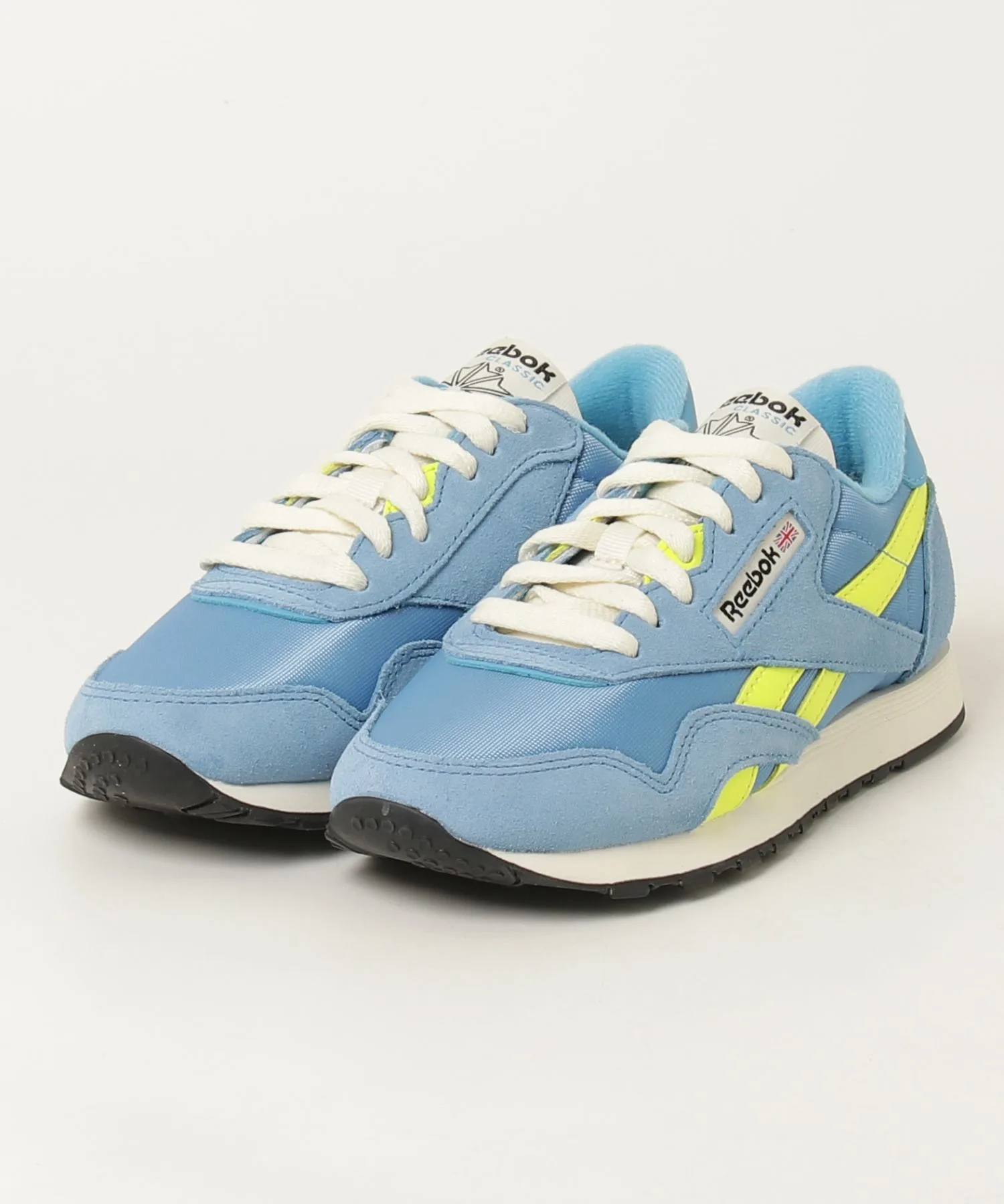 Мужские кроссовки из нейлона и кожи CLASSIC NYLON Reebok светло-голубые