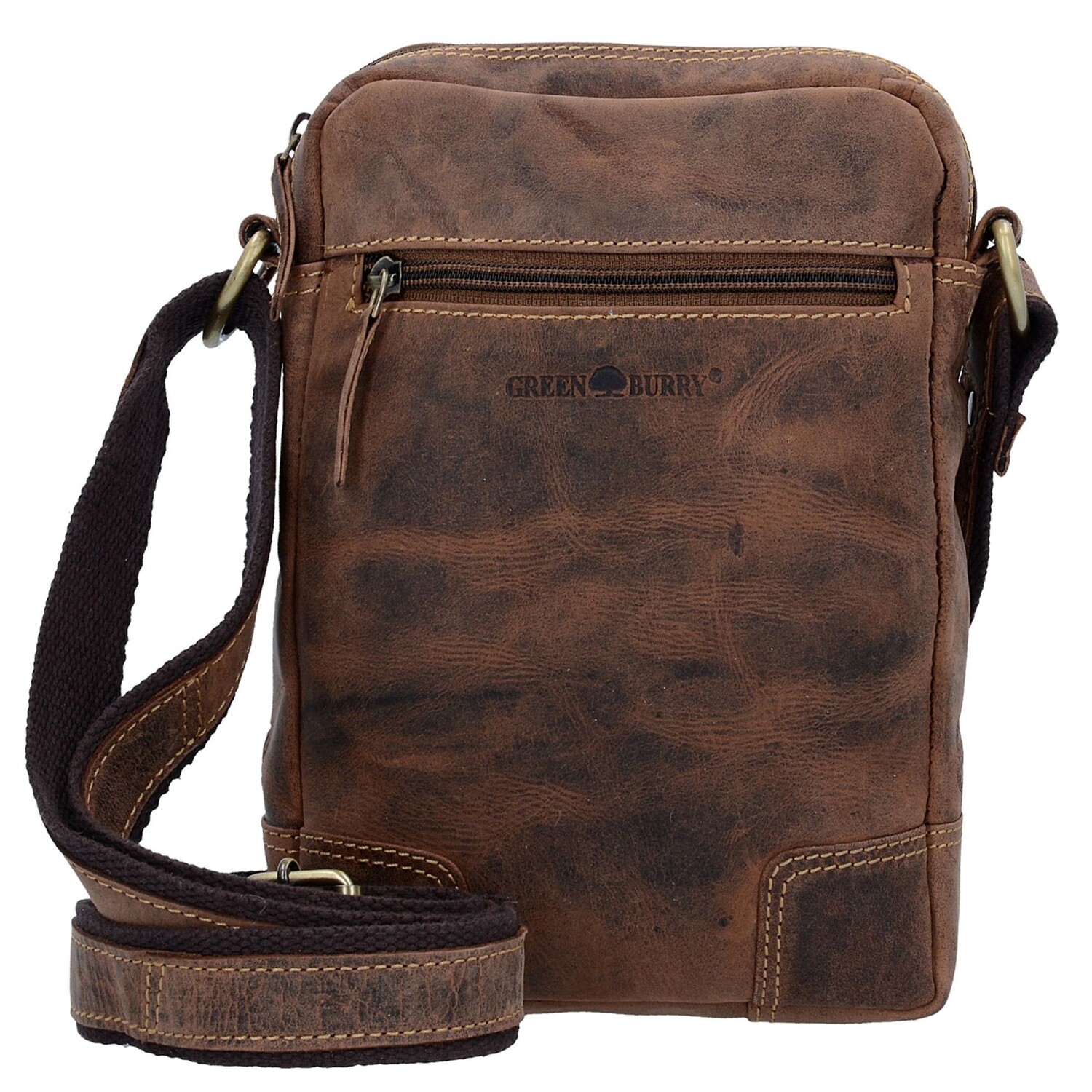 

Сумка через плечо Greenburry Vintage Leder 20 cm, коричневый