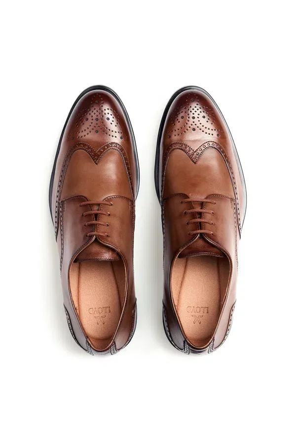 Ботинки Lloyd, модель Smart lace ups, цвет коньяк — фото 3