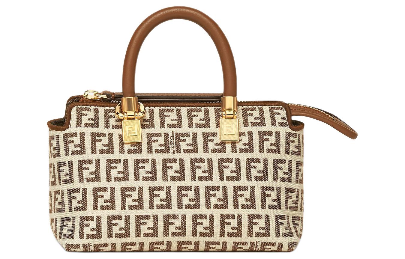

By The Way Series Кожаная Сумка, Мини Сумка Через Плечо, Женская Кофейная FENDI