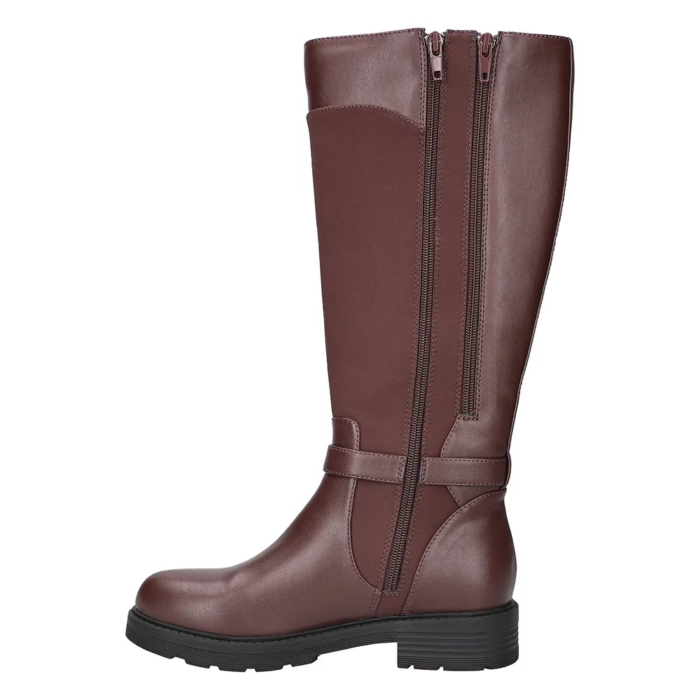 Сапоги для верховой езды с широким голенищем Erica plus от Easy Street, burgundy faux leather — фото 4