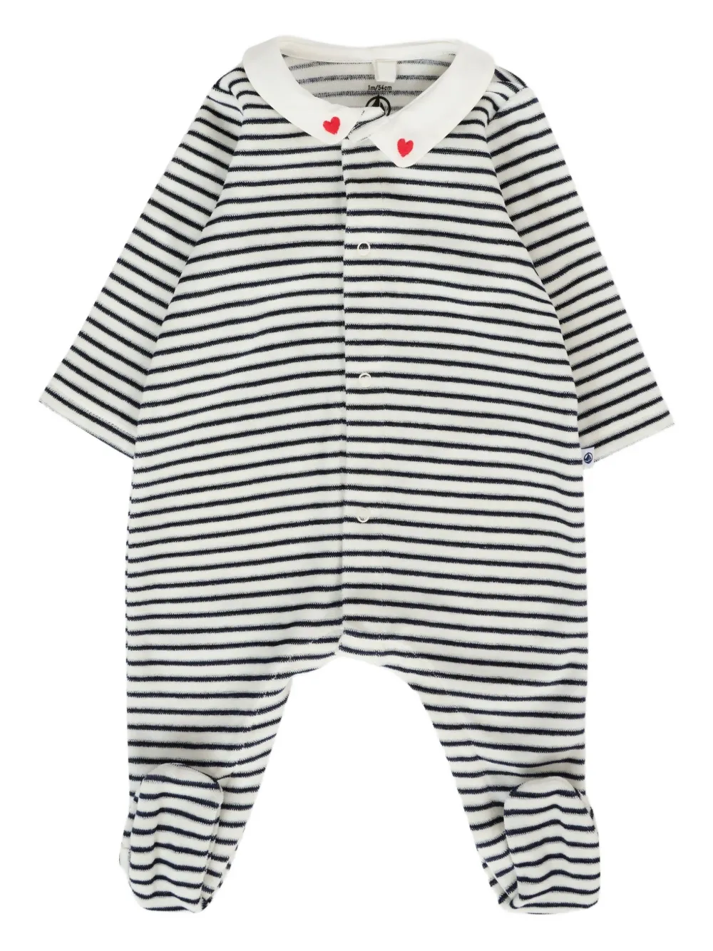 

Декорированная пижама в полоску Petit Bateau, синий