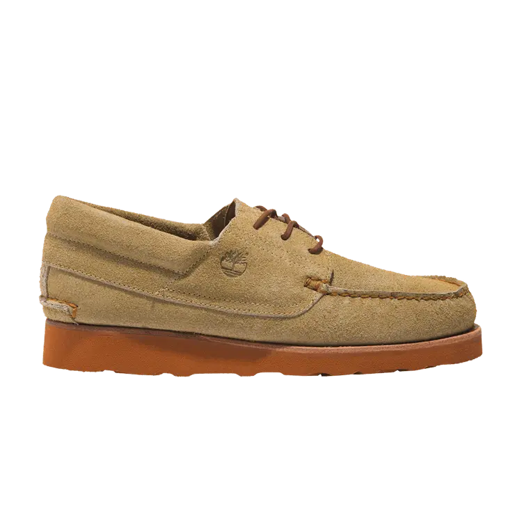 

Кроссовки Timberland 3-Eye Classic Wedge Vibram Lace Up Light Beige Suede, желто-коричневый