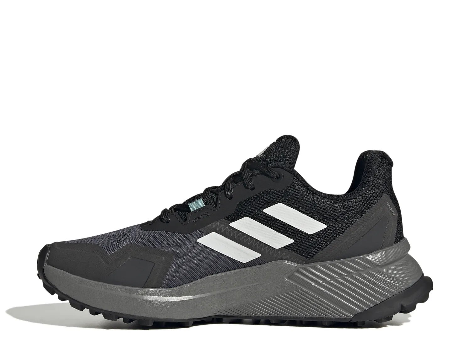 Кроссовки adidas Terrex Soulstride Trail Running Shoe - Women's, черный — фото 4