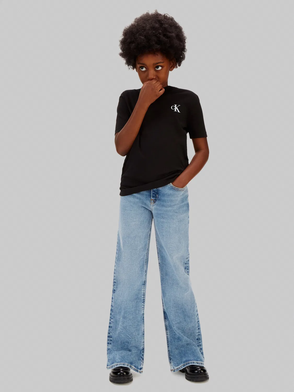 Рубашка Calvin Klein Jeans черного цвета — фото 4