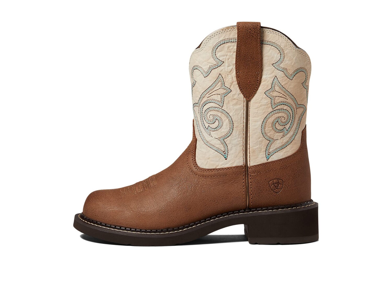 Сапоги женские Ariat Fatbaby Heritage Tess ковбойские, коричневый/экрю — фото 4