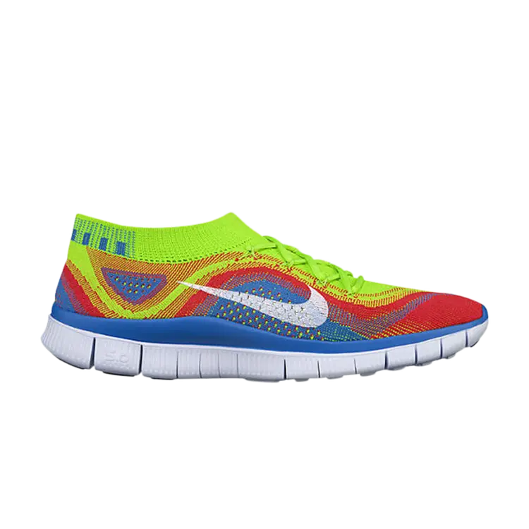 

Кроссовки Nike Free Flyknit+ 'Electric Green', зеленый