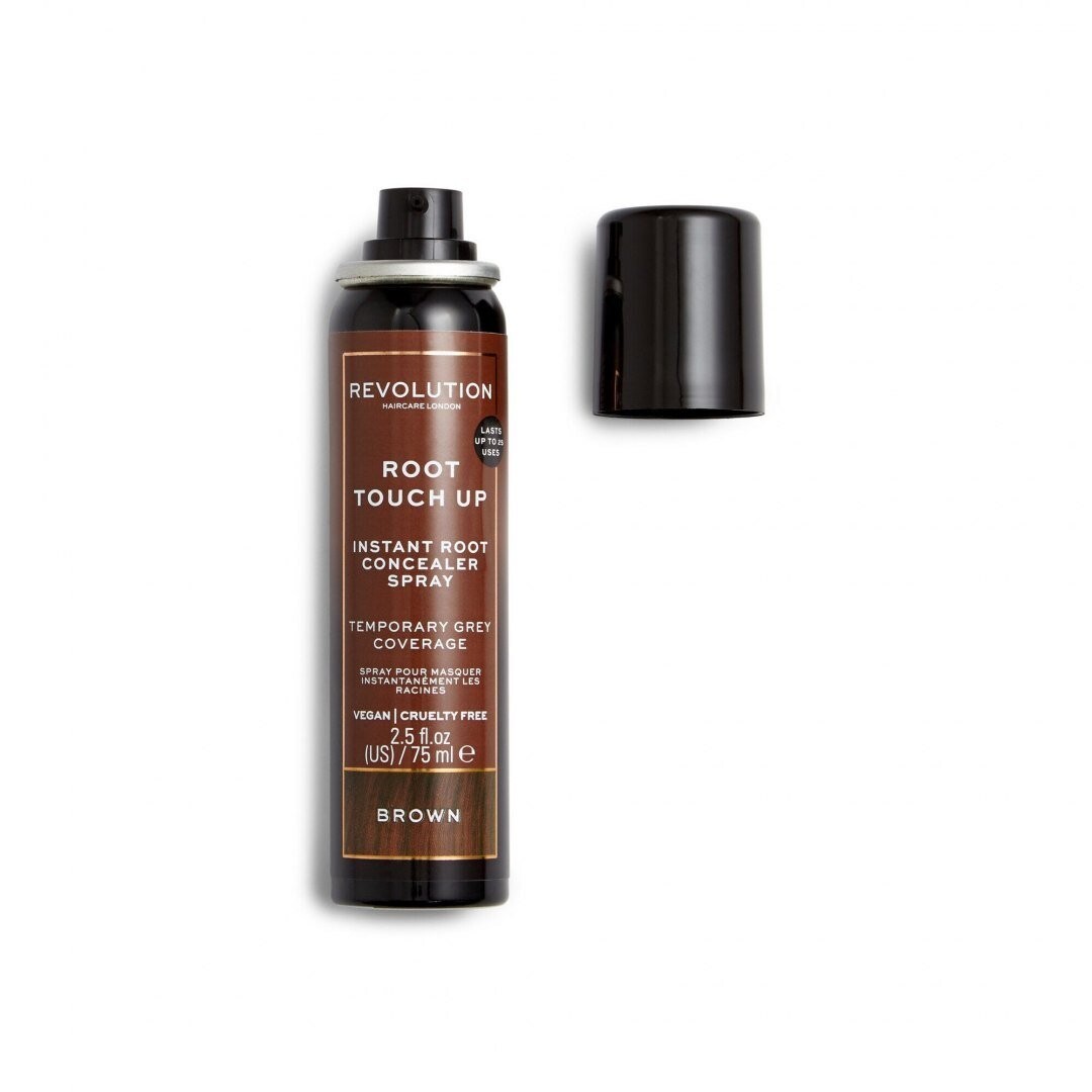 

Revolution Haircare, Root Touch Up, освежающий спрей для цвета волос — коричневый, 75 мл Makeup Revolution