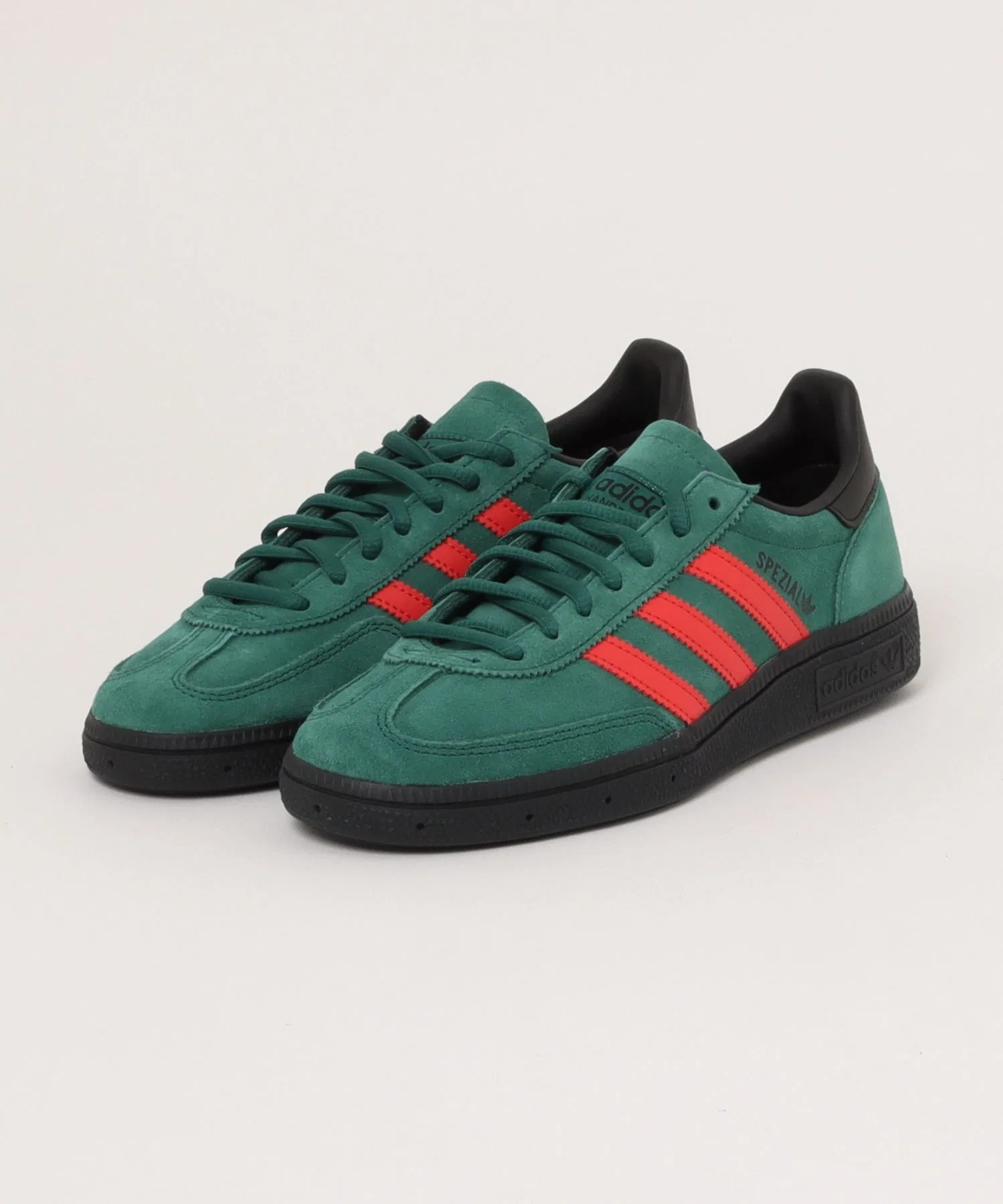 Мужские кроссовки из натуральной кожи adidas HANDBALL SPEZIAL IH9767 зелёные