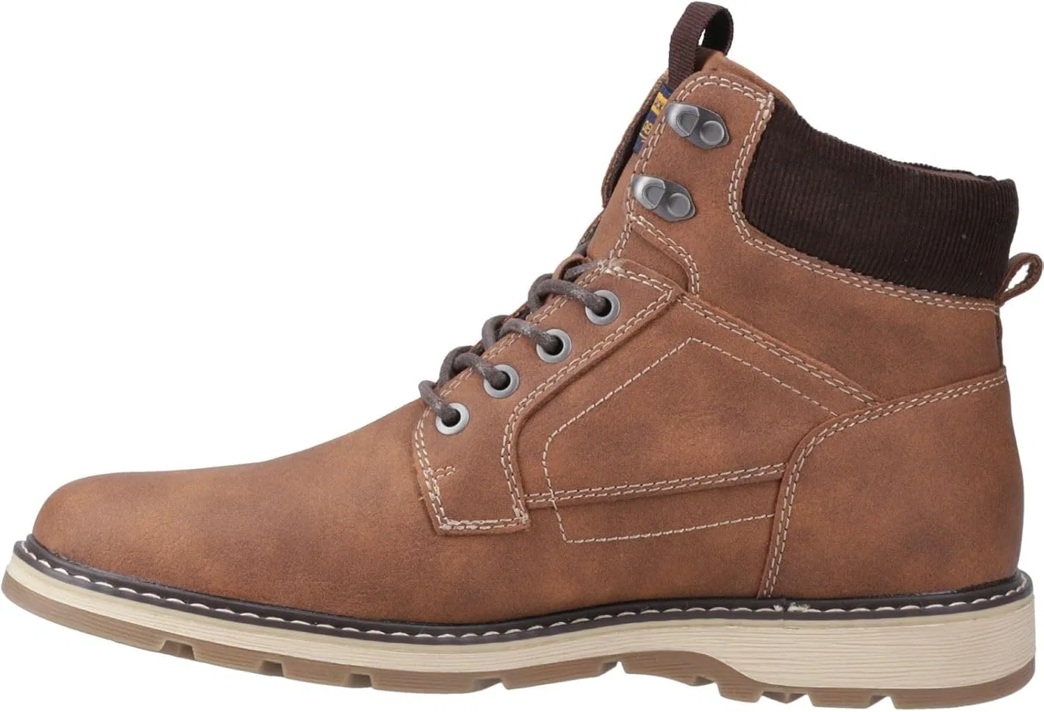 Мужские ботинки JACK & JONES Jfwstratford из искусственной кожи, Cognac — фото 4