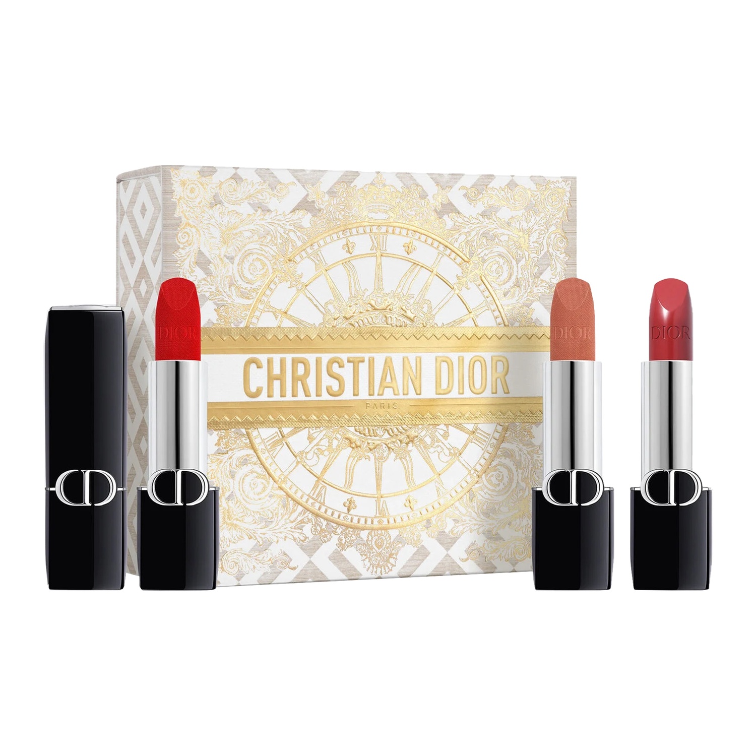 

Набор косметики для женщин DIOR, Lipstick #999 1.5g+Lipstick #200 1.5g+Lipstick #720 1.5g