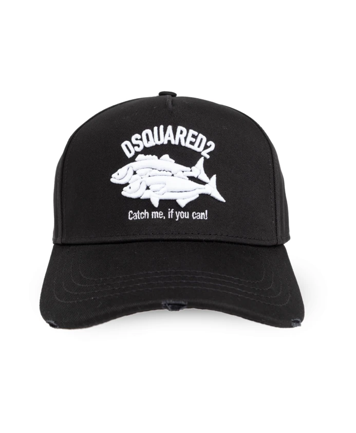 

Кепка с козырьком Dsquared2, черный