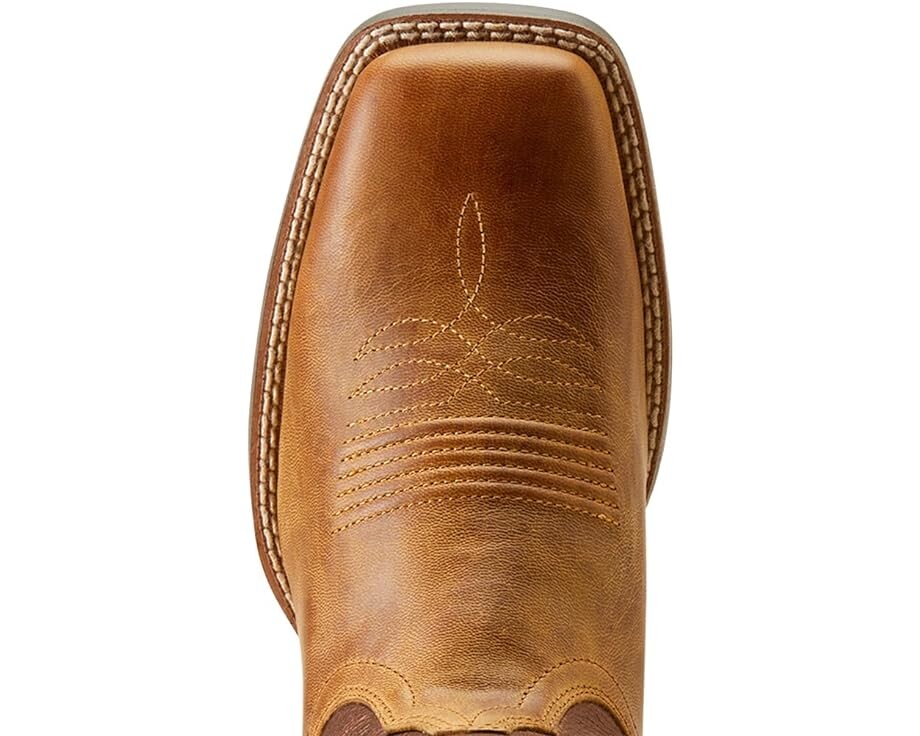 Сапоги женские Ariat Round Up Ruidoso ковбойские с вышивкой, коричневый — фото 2