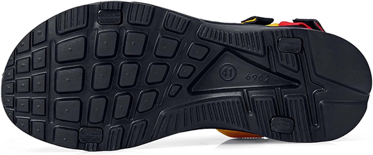 Летние мужские модные сандалии, удобные, легкие, мягкие, повседневные, простые, износостойкие, амортизирующие, противоскользящие Generic, Tricolor — фото 4