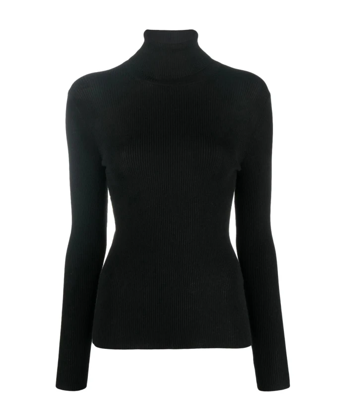 

Свитер с высоким воротником P.A.R.O.S.H., черный