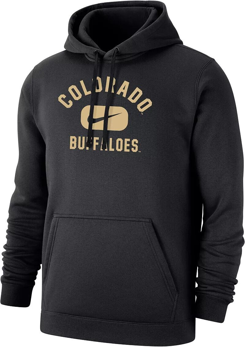 

Мужской черный флисовый пуловер с худи Nike Colorado Buffaloes Club