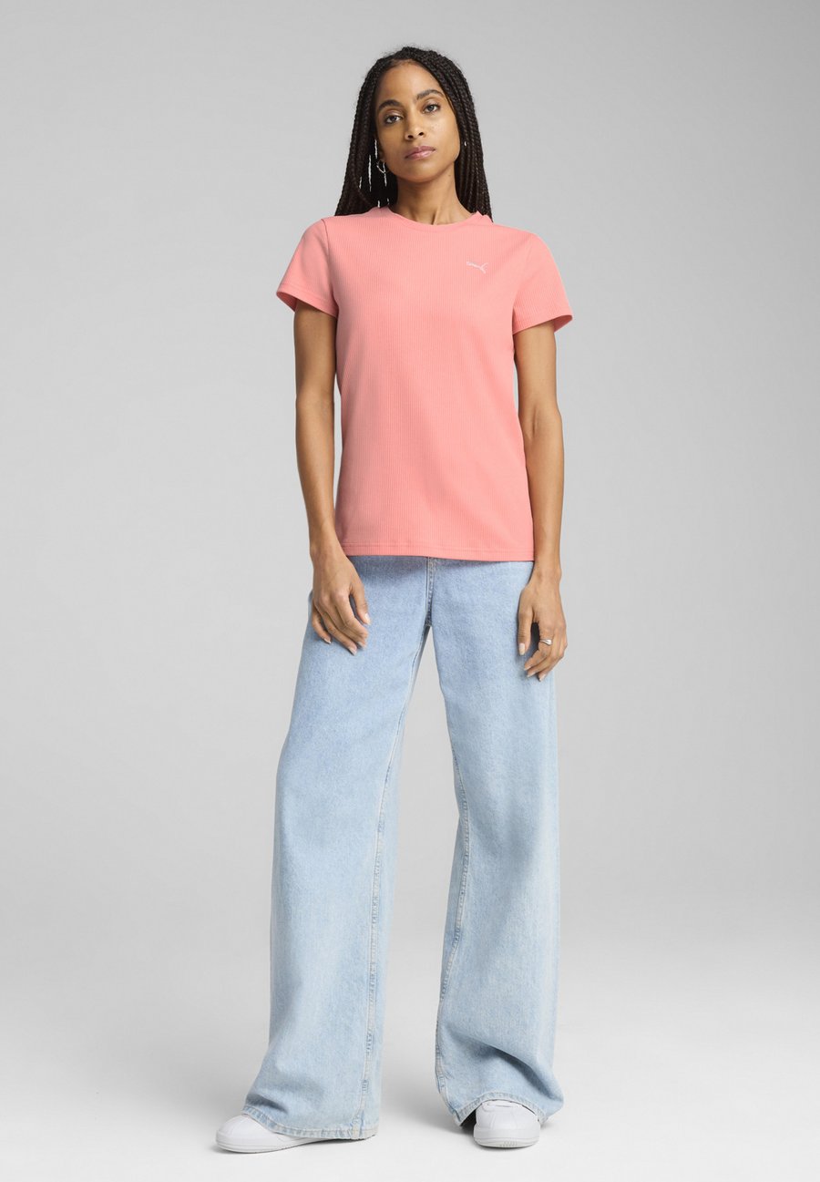 

Футболка Puma Basic T-shirt, Pink Fruit/Pink, Розовый, Футболка Puma Basic T-shirt, Pink Fruit/Pink