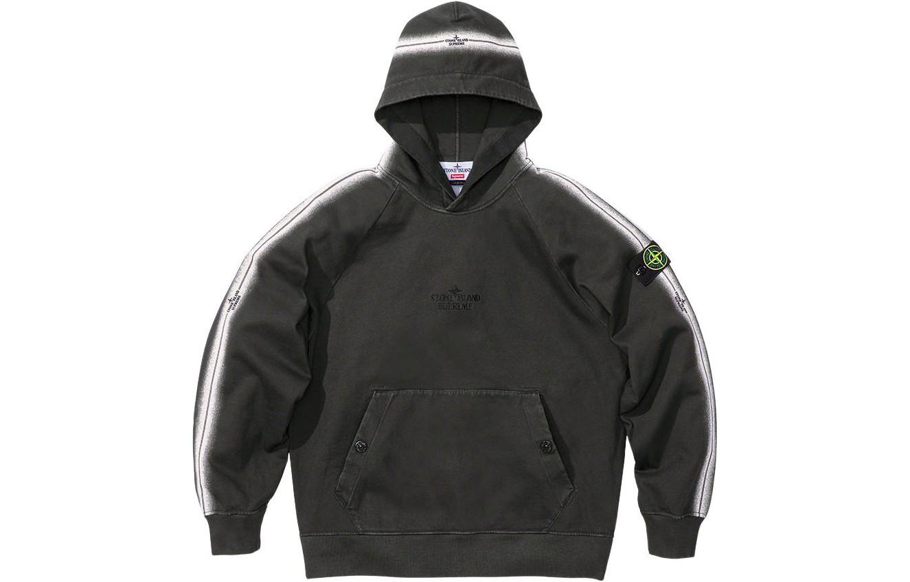 

Толстовка с капюшоном Stone Island Stripe Supreme, Umber