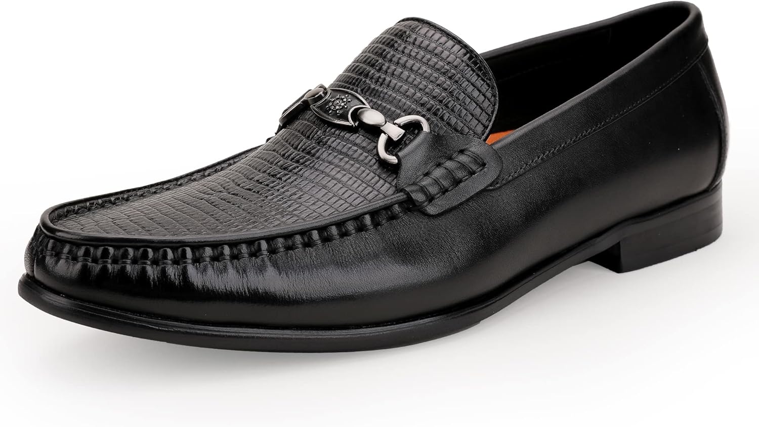 

Мужские черные классические туфли с ручной отделкой, кожаные слипоны-лоферы Penny для вечеринок и свадеб Generic