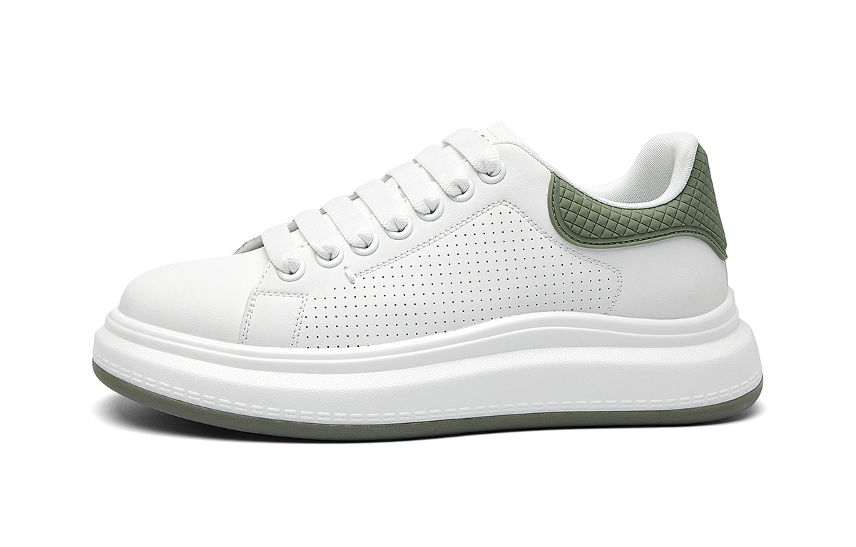 

HLA Низкие скейтерские кроссовки мужские бело-зеленые, цвет White Green