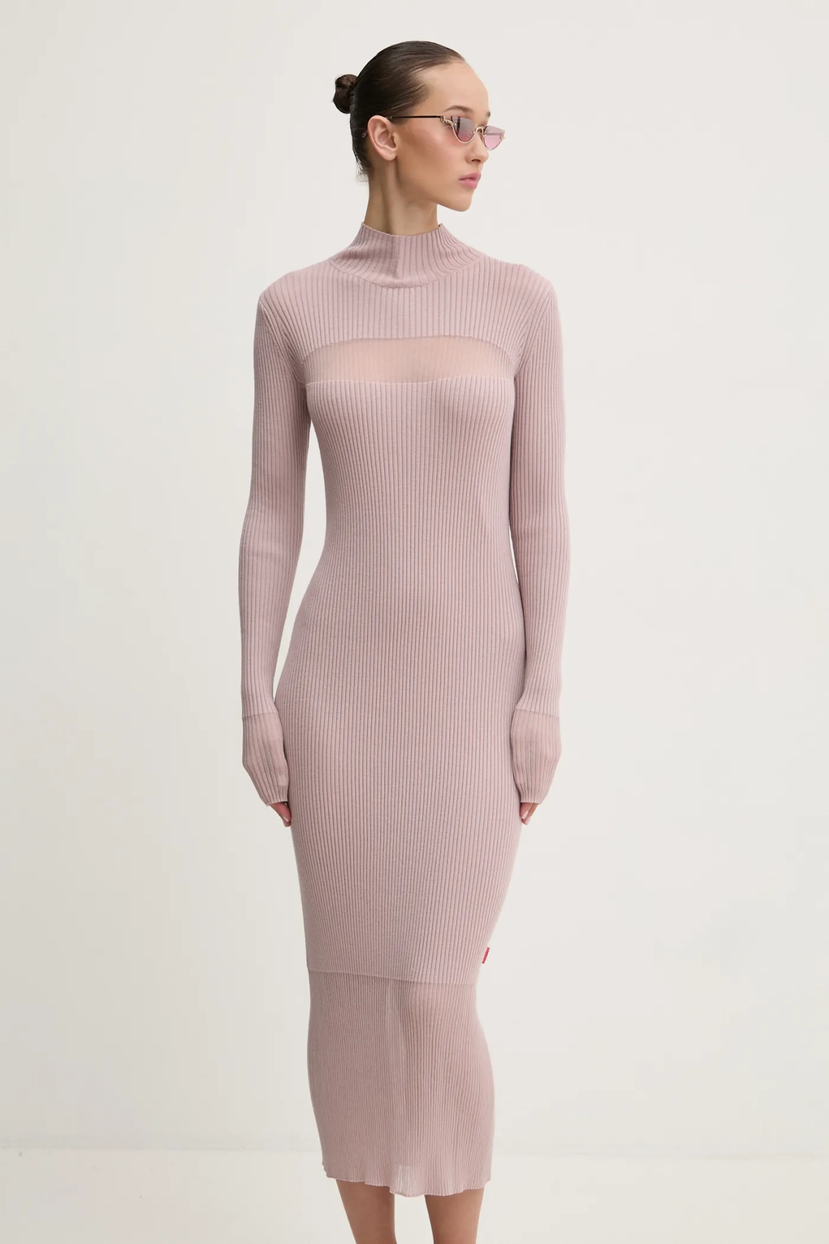 

Платье из шерсти M-SLINT DRESS Diesel, розовый