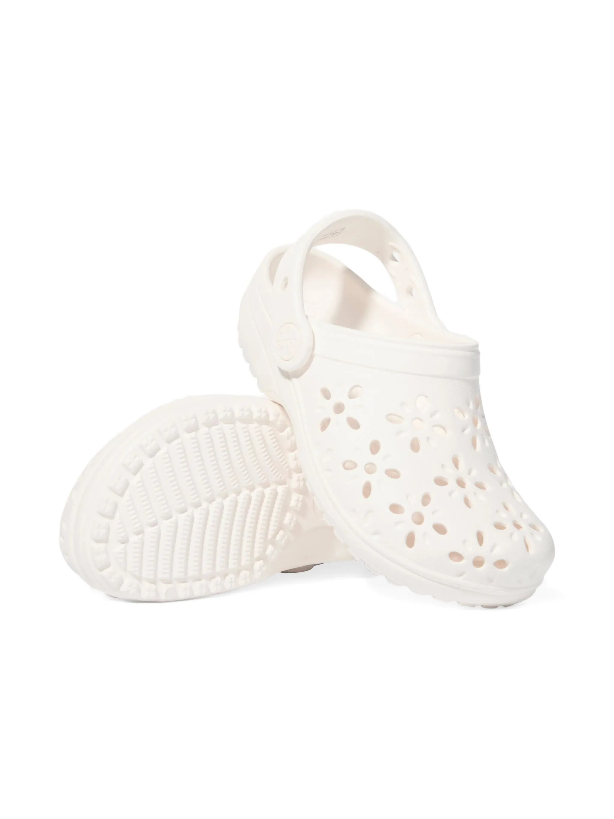 Сандалии с вырезами Crocs Kids, белый — фото 2