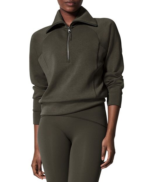 

Толстовка с молнией до половины AirEssentials SPANX, цвет Green