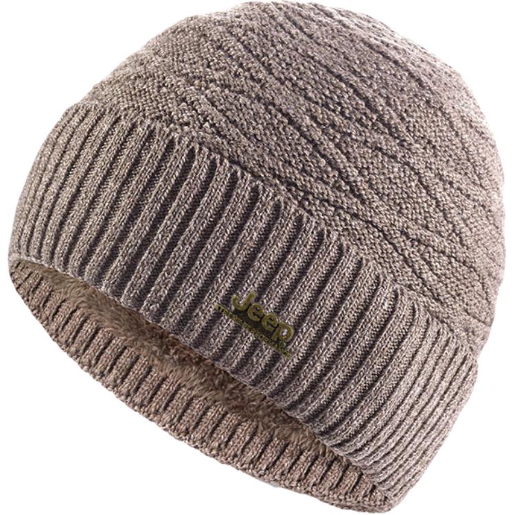 

Шапка Unisex Jeep, светло-coffee