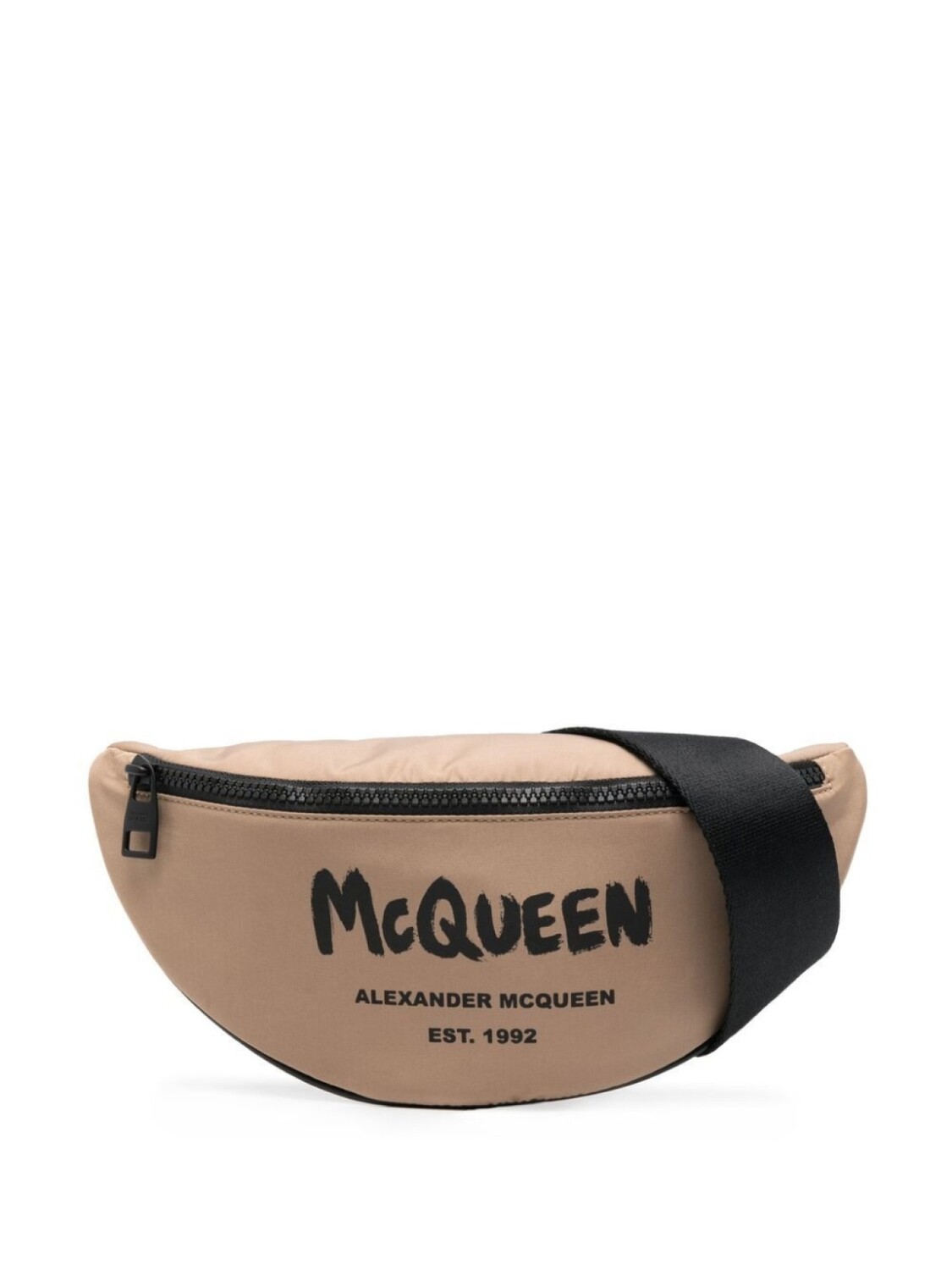 

Поясная сумка с логотипом Alexander McQueen, коричневый