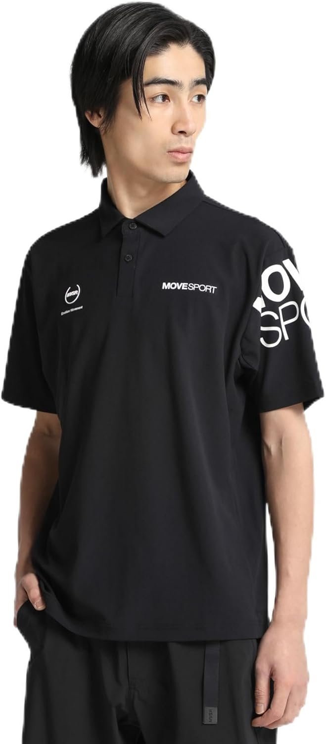 

Мужская рубашка-поло Move Sports DX-C2853AZ, модель Descente, короткий рукав, защита от УФ-излучения, влагоотводящая, быстросохнущая, эластичная, солнцезащитная, для тренировок, мужская Movesport, черный