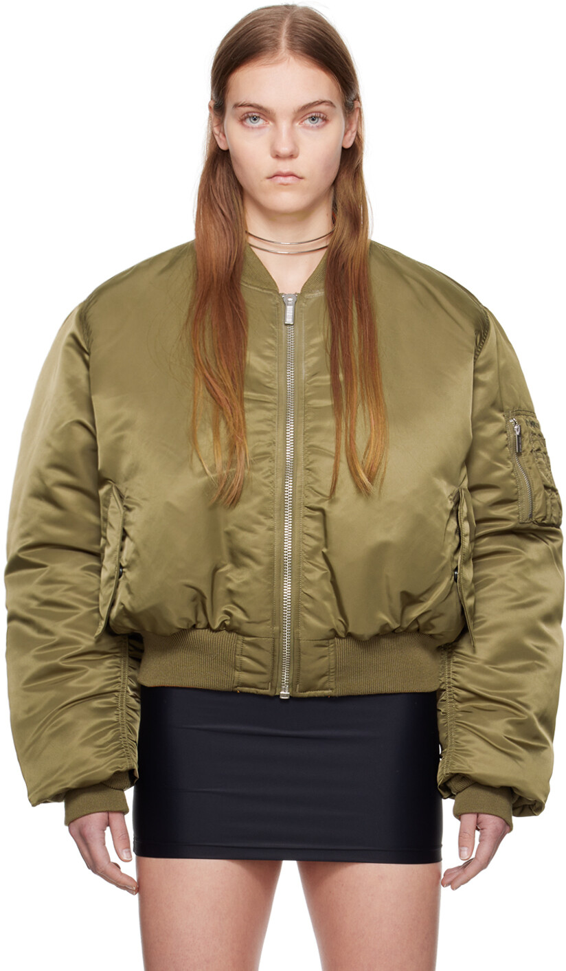 

Двусторонний бомбер цвета хаки и оранжевого цвета Alpha Industries Edition Vtmnts