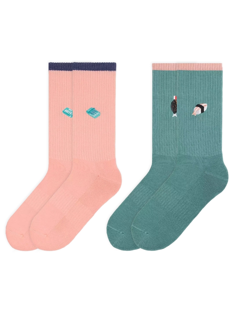 

Носки Von Jungfeld Mix & Match Tennis Socken-Set, Rose