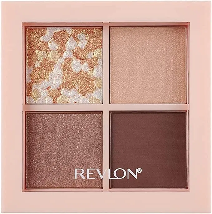 Тени для век Revlon Dazzle Eyeshadow Quad Glazing Brown (001)