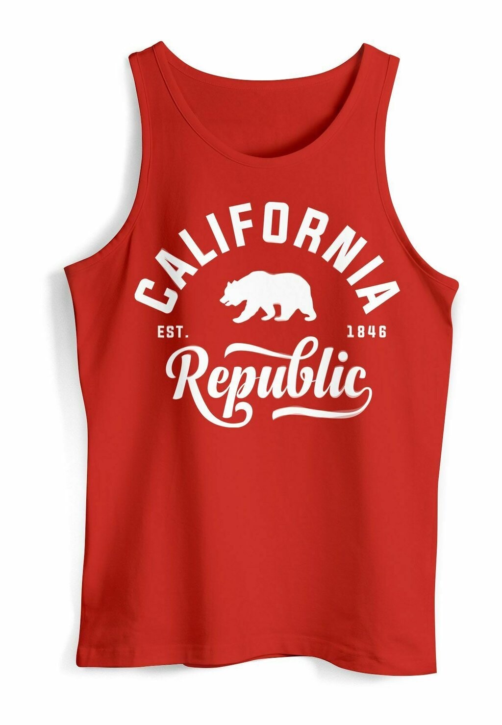 

Топ CALIFORNIA REPUBLIC Tank VON Neverless, красный