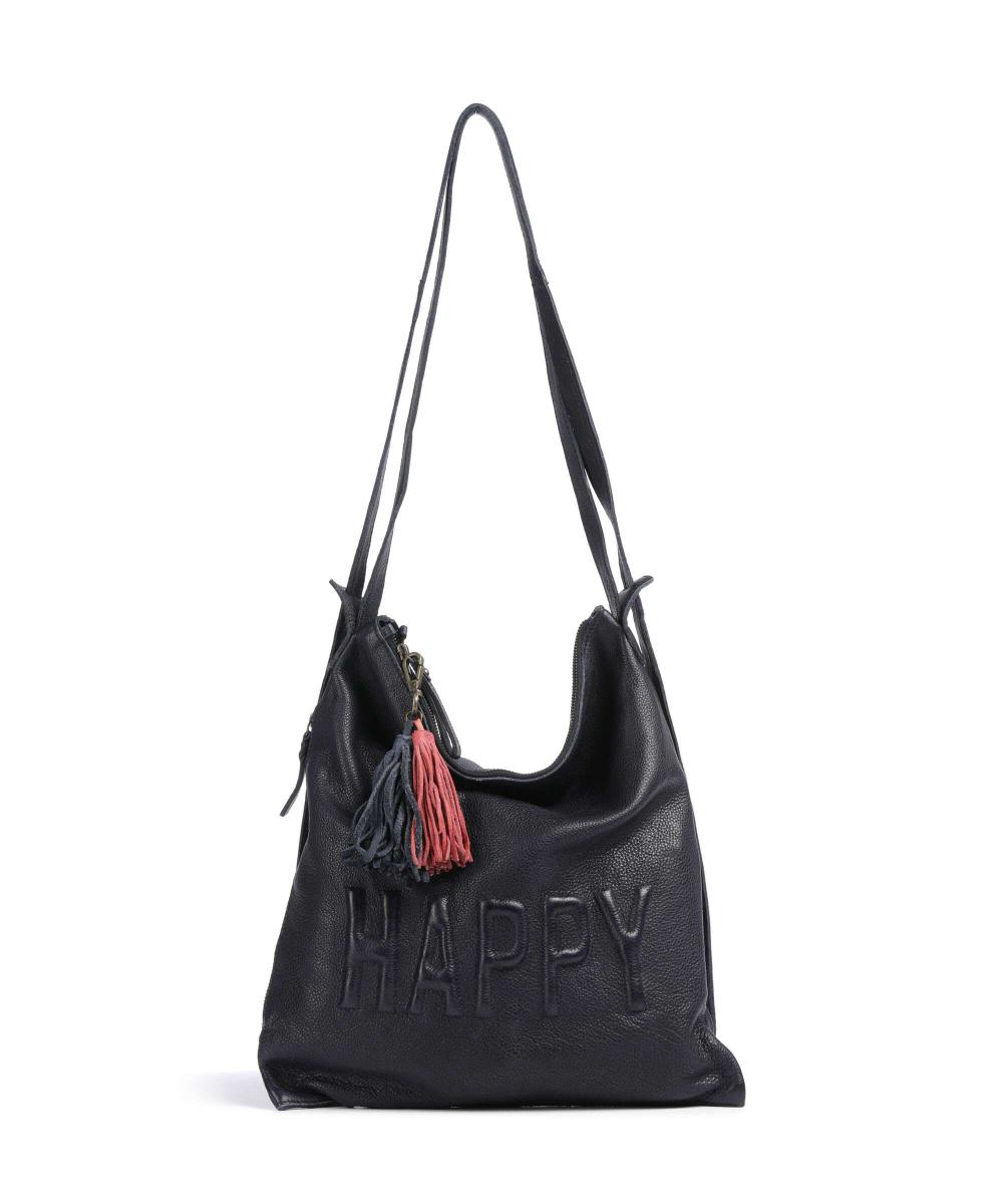 

Рюкзак Paoliweg 3 из зернистой коровьей кожи Taschendieb Wien, синий