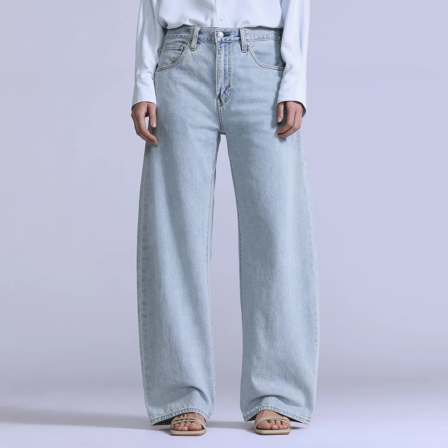 Женские джинсы Drop Barrel Levi's, Light Wash — фото 3