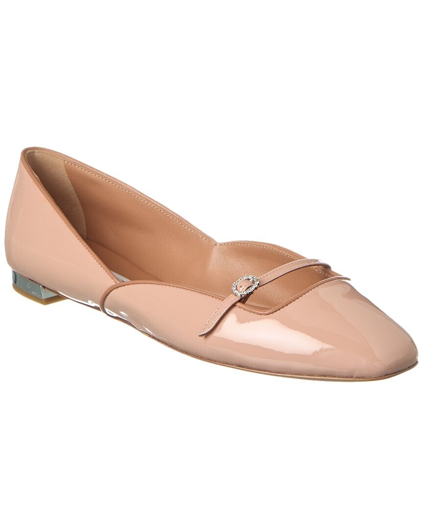 

Лакированные балетки Aquazzura Soul Sister, розовый