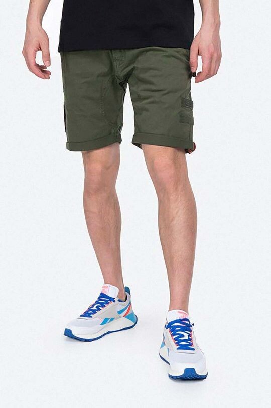 

Хлопковые шорты Alpha Industries, зеленый
