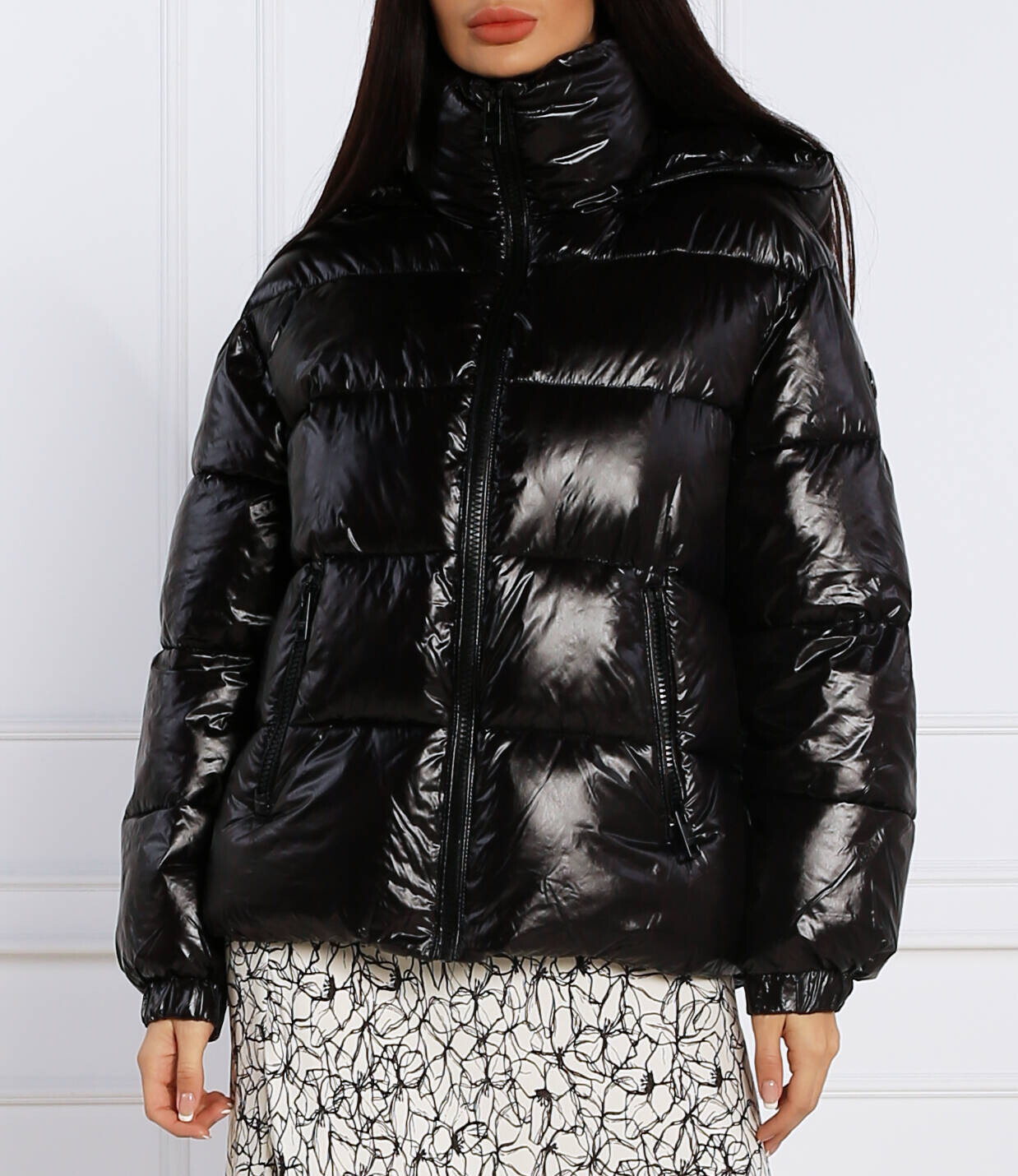

Куртка Michael Kors regular fit, черный